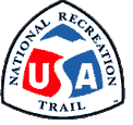 usa national recreation trail icon